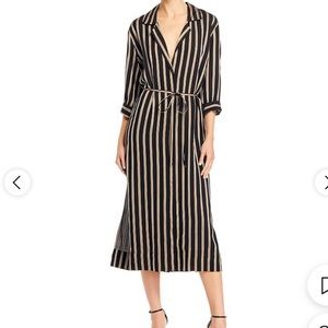 7 For All Mankind Women's Black and Brown Dress Size XS NWT